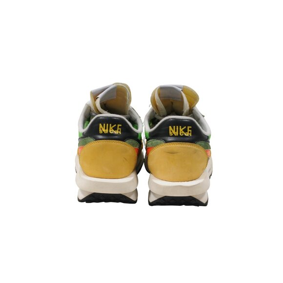 Nike Sacai Men Waffle LD Mesh Size US12 Green Yellow Multi Color Sneakers